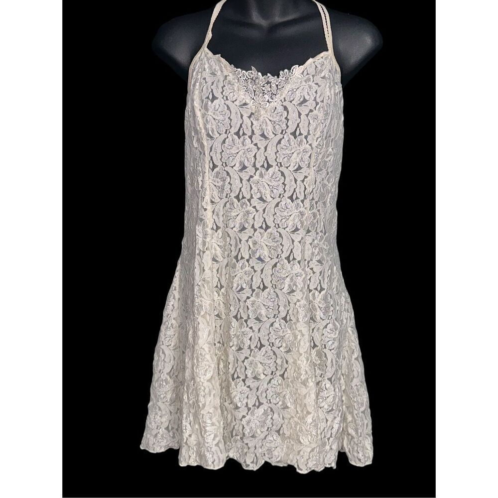 Beautiful Vintage Kathy Ireland Lacey Slip Dress  Intimates Women's Size large c